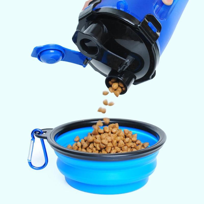 2-in-1 reiscup met voerbak