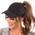 Ponytail cap met extra opening