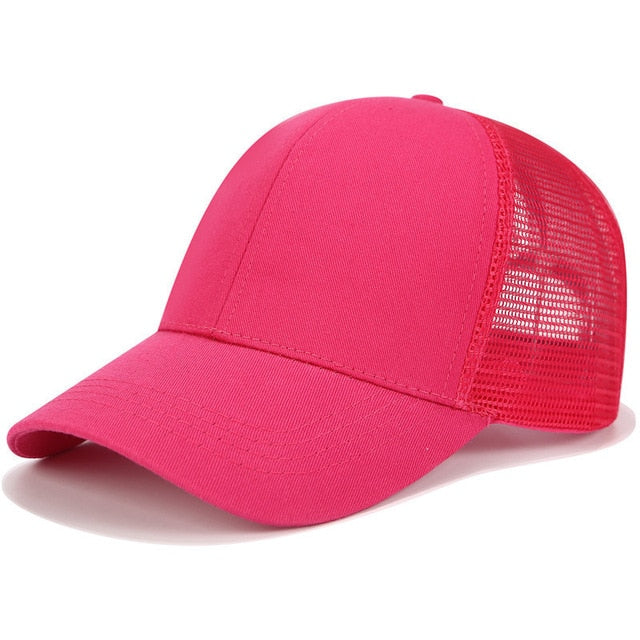Ponytail cap met extra opening
