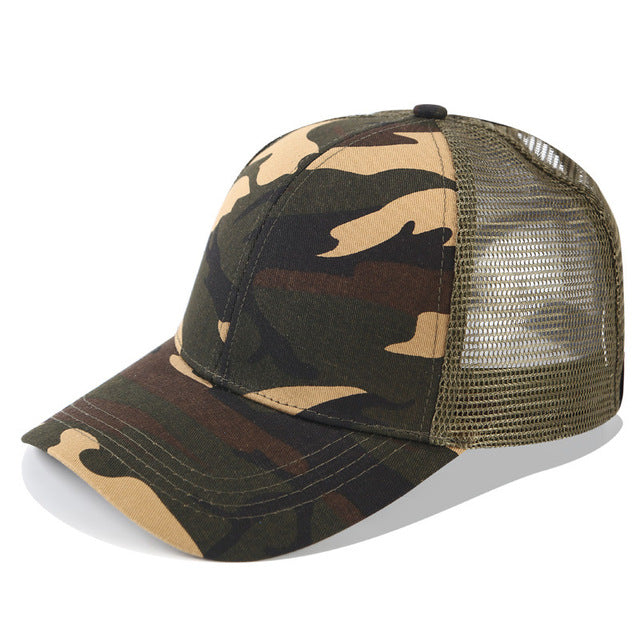 Ponytail cap met extra opening