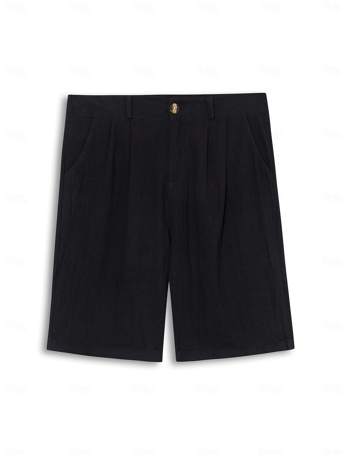 Linnen-Katoenen heren short