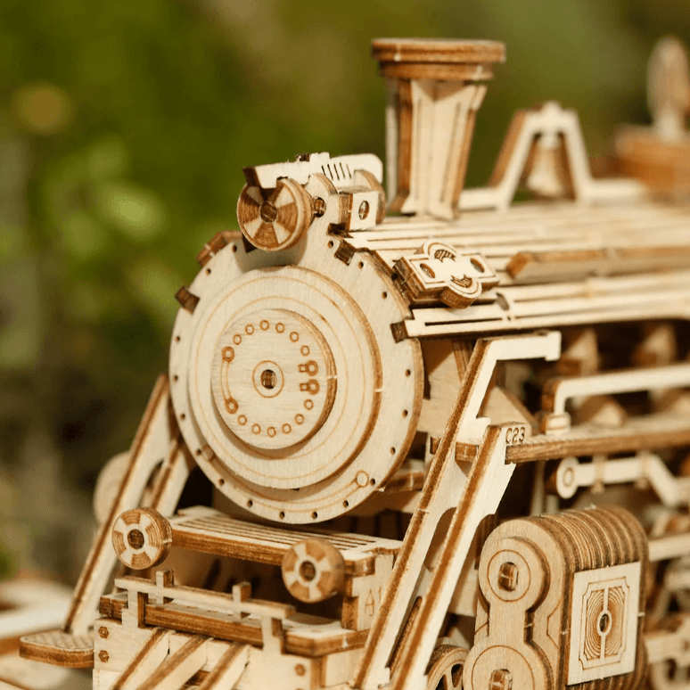 Houten 3D-treinpuzzel — afbeelding 4