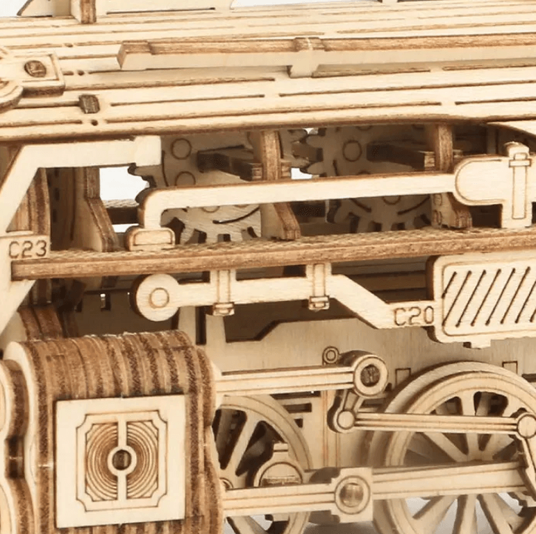 Houten 3D-treinpuzzel – Liva