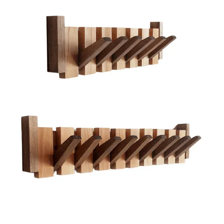 HarmonyWood houten piano kapstok – materiaal: massief hout — afbeelding 8