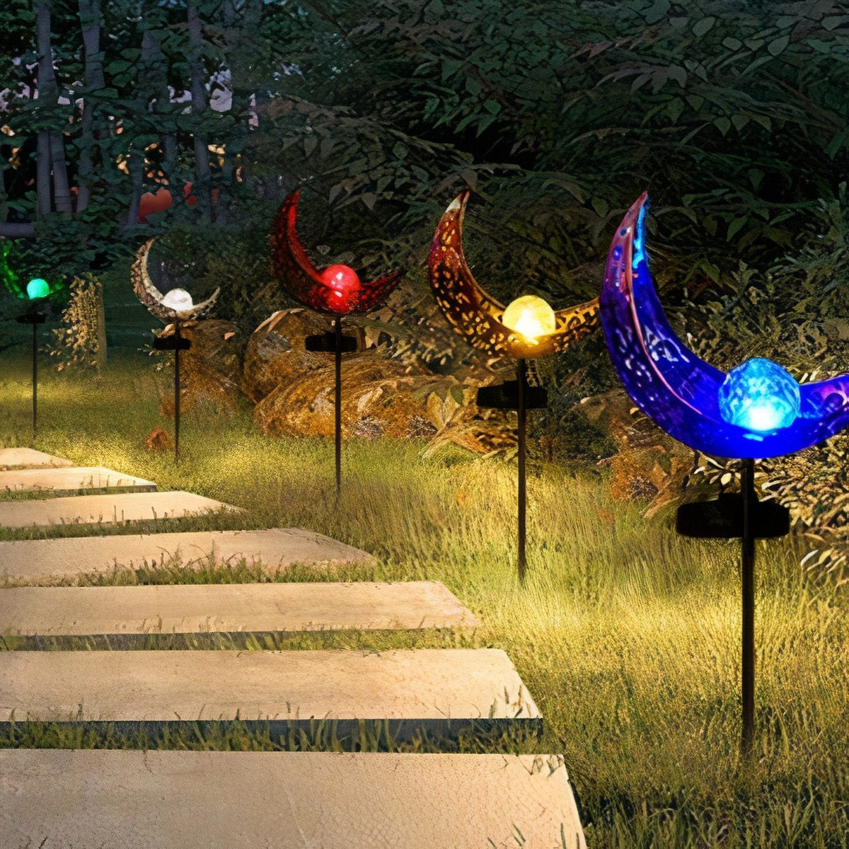 Zonne-Energie maan lamp – geniet van deze zomer