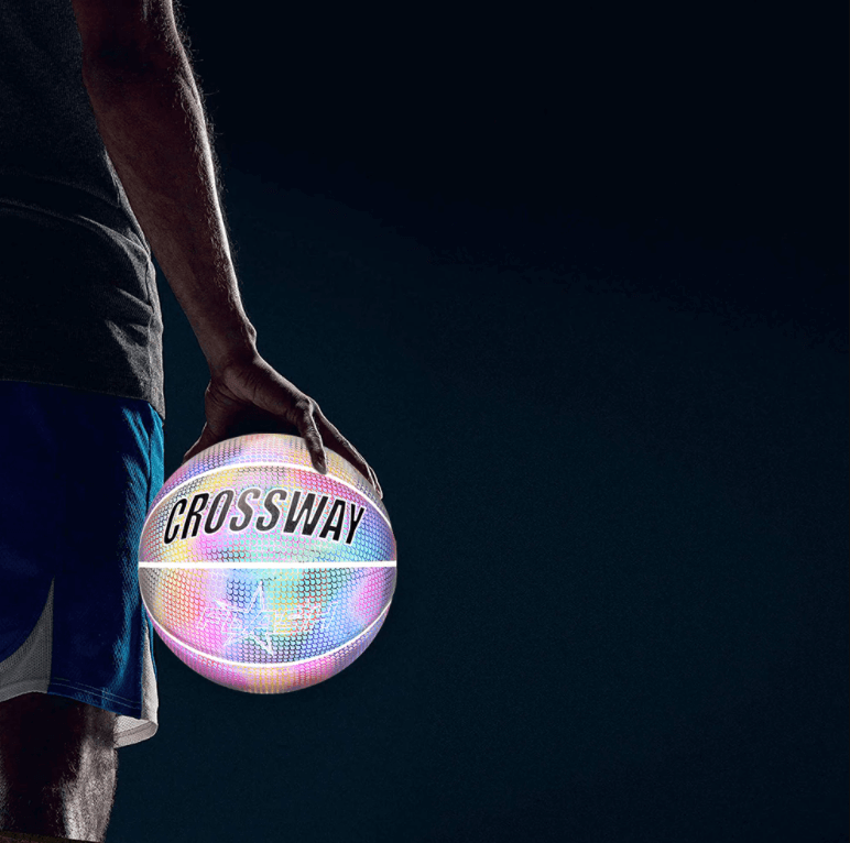 Reflecterende basketbal