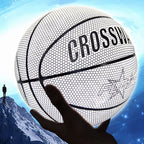 Reflecterende basketbal – kleur: Holografisch, Wit — afbeelding 7