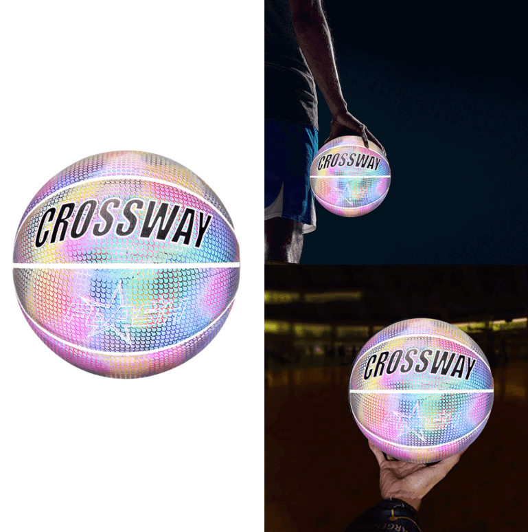 Reflecterende basketbal