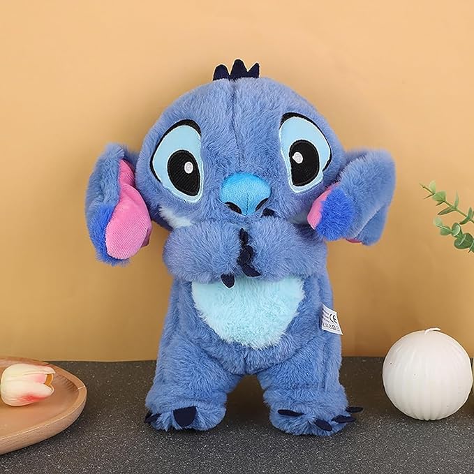 Rustgevend pluche knuffeldier met ademritme en slaapgeluid