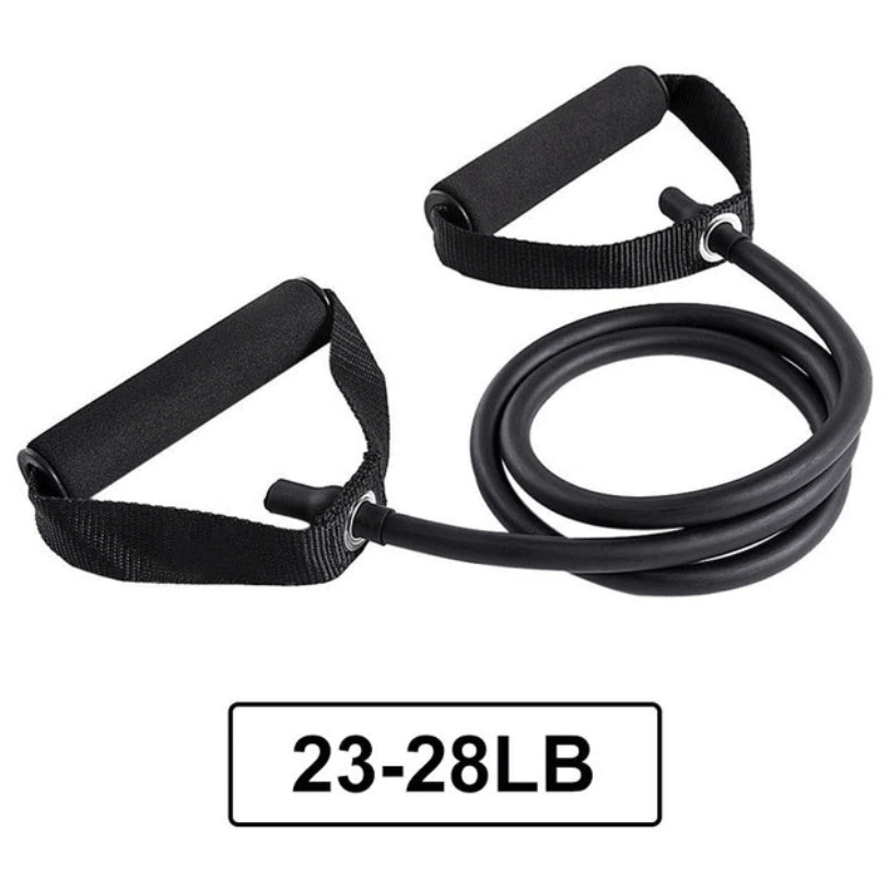 Elastische weerstandsband met trekkoorden