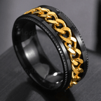 Ring met kettingontwerp