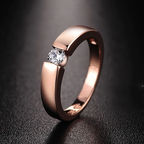 Klassieke ring Diamant love