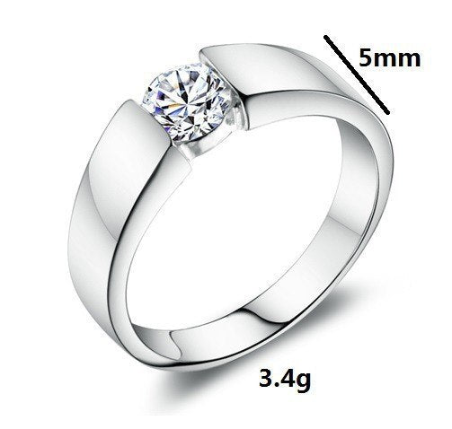 Klassieke ring Diamant love