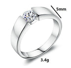 Klassieke ring Diamant love