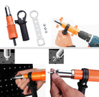 Booradapter voor klinknagels