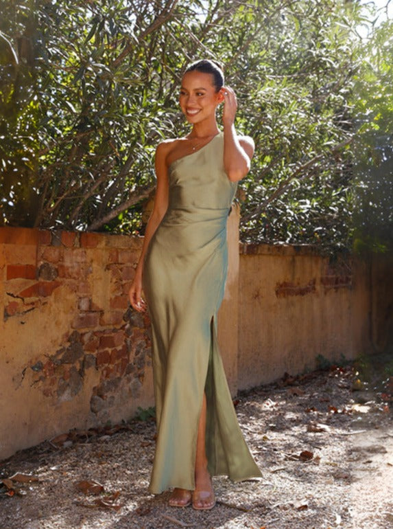 Mayke | One-shoulder maxi-jurk voor dames