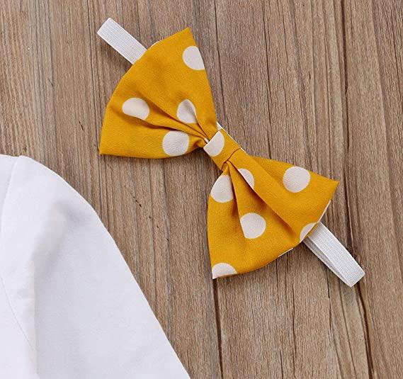 Baby-outfit met tekst & broekje met ruches – herfstmagie-set