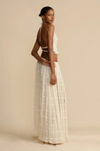 Rugloze chiffon set