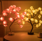 Boomlamp met rozen