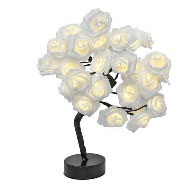 Boomlamp met rozen