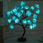 Boomlamp met rozen