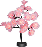 Boomlamp met rozen