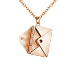 Envelop locket ketting