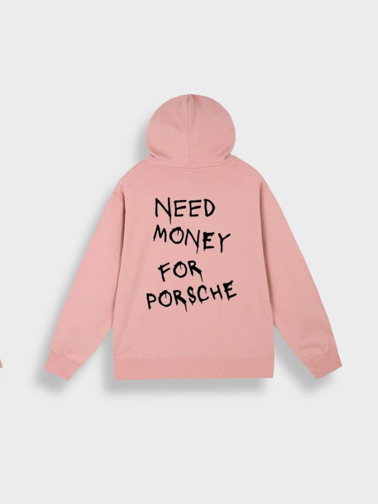 Oversized heren hoodie met print