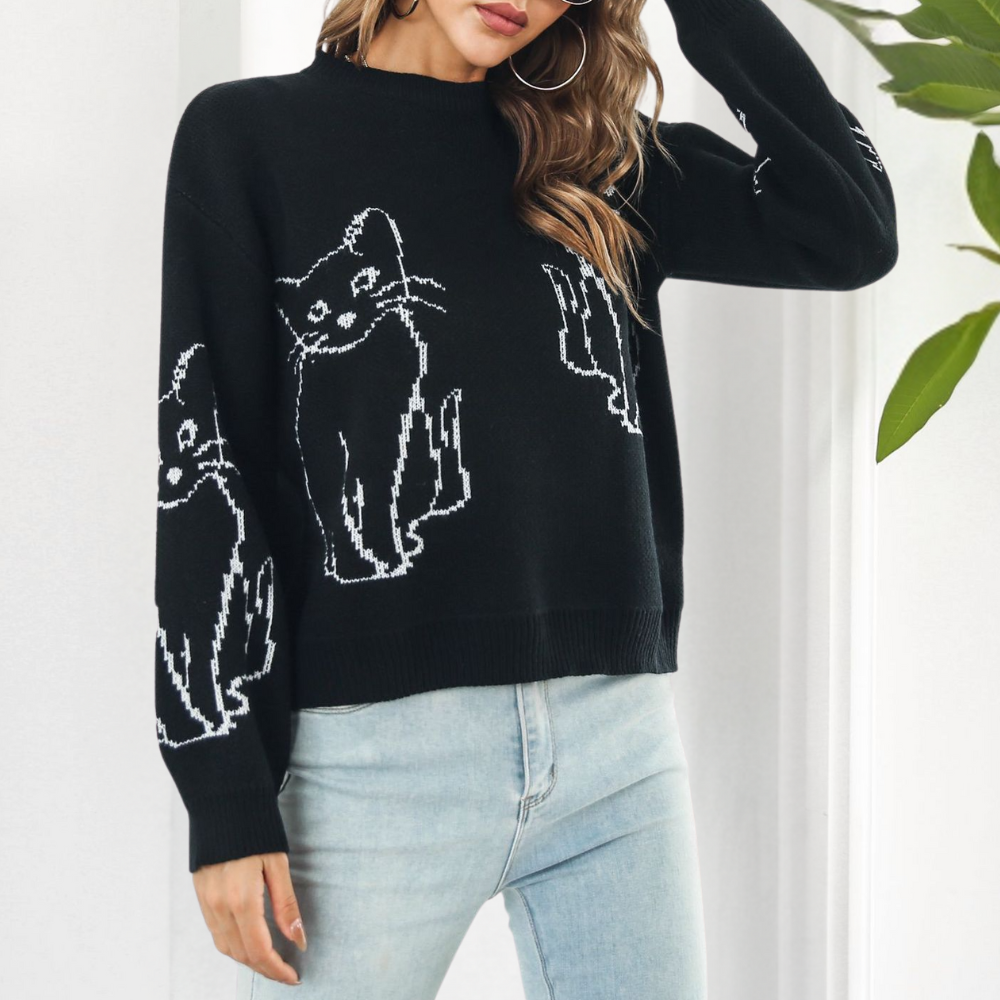 Damestrui met katten Kebell