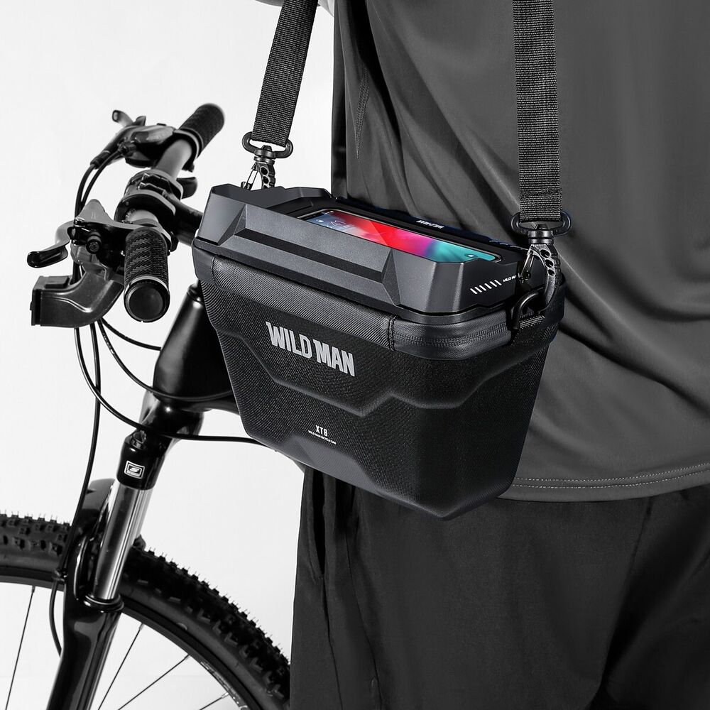 Fietsstuurtas voor smartphone en essentials