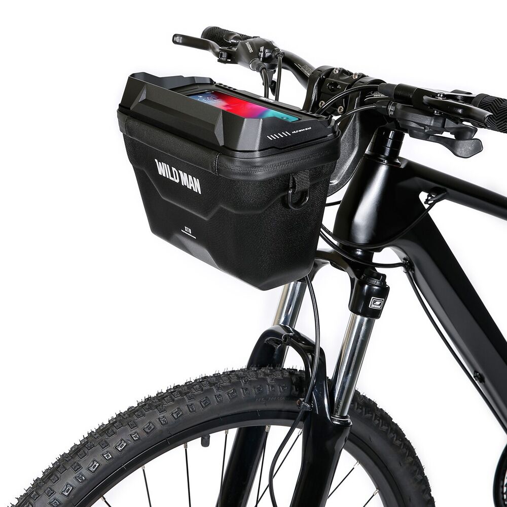 Fietsstuurtas voor smartphone en essentials
