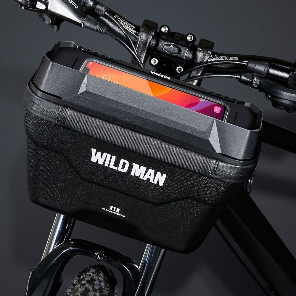 Fietsstuurtas voor smartphone en essentials