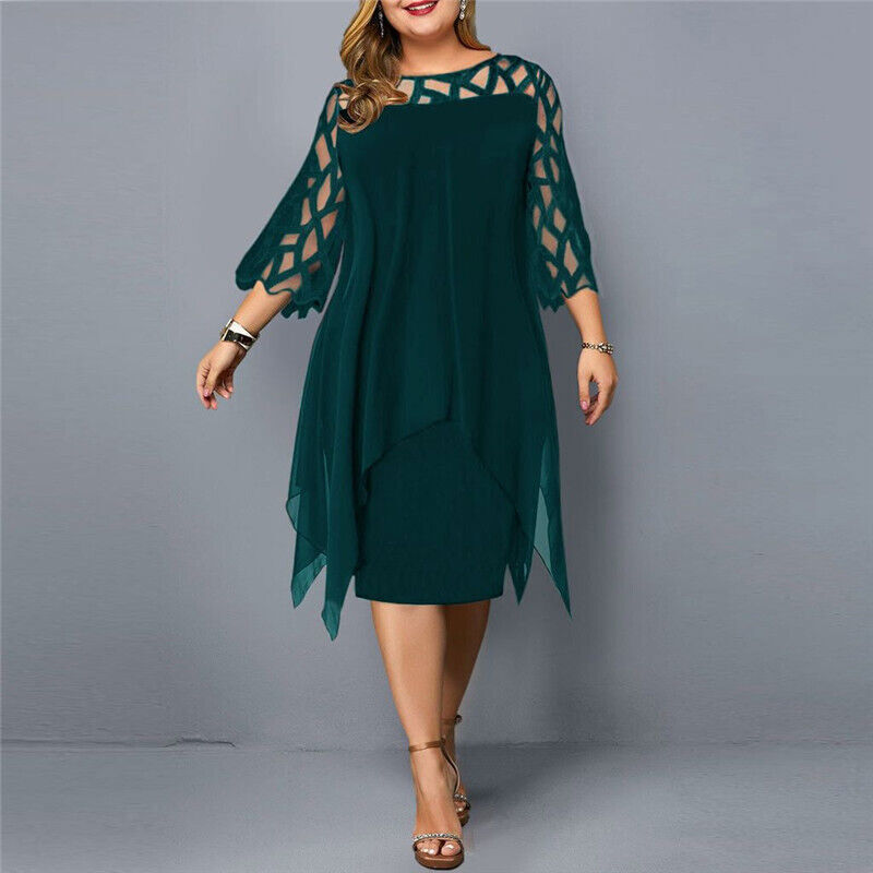 Christa | Plus-size jurk van soepel materiaal