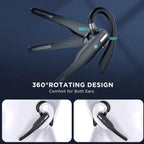 Draadloze bluetooth 5.1 headset met dual mic