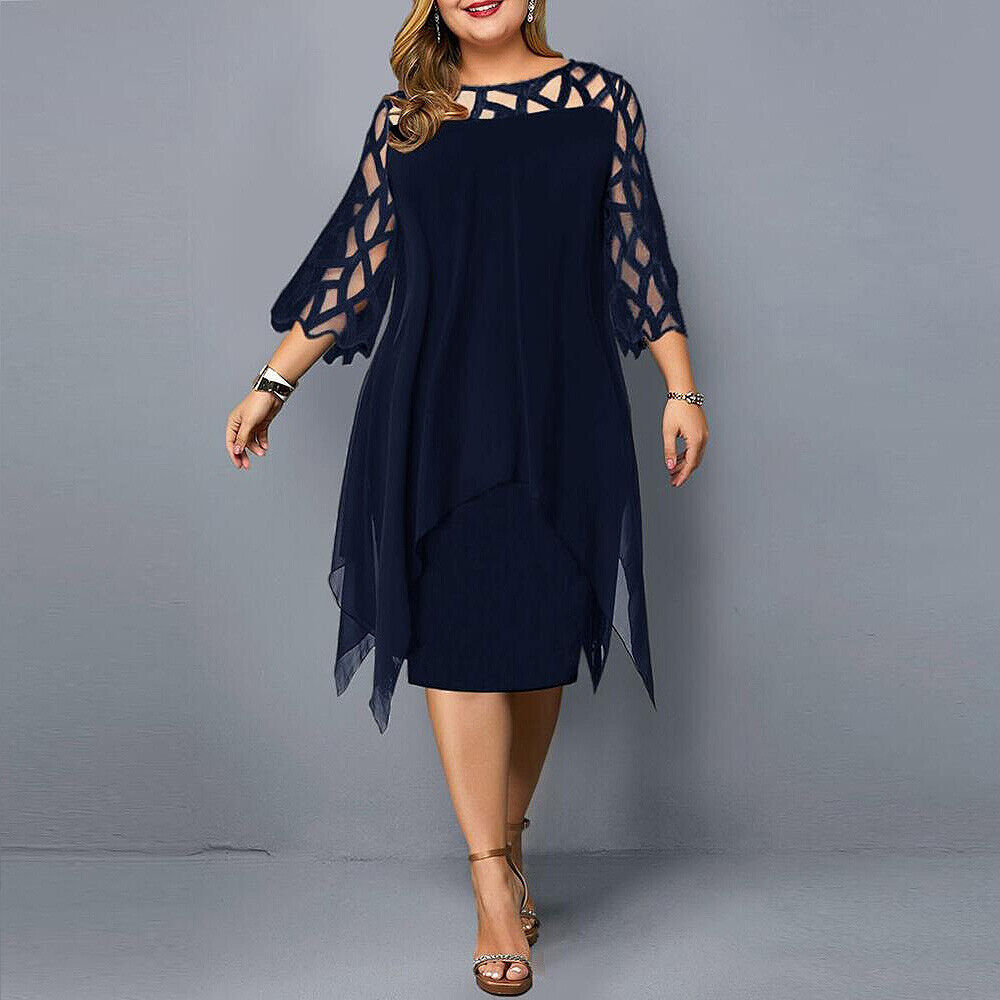 Christa | Plus-size jurk van soepel materiaal