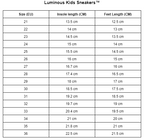 Lichtgevende kindersneakers
