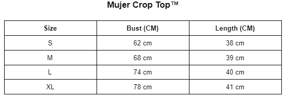 Mujer crop top️