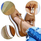 Fashion fringe – casual sandalen