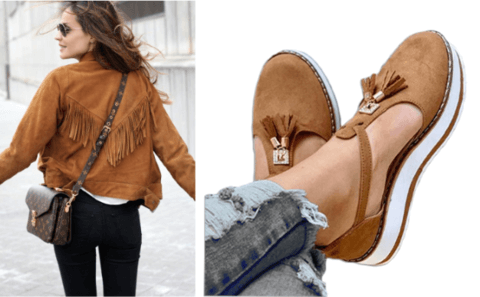 Fashion fringe – casual sandalen