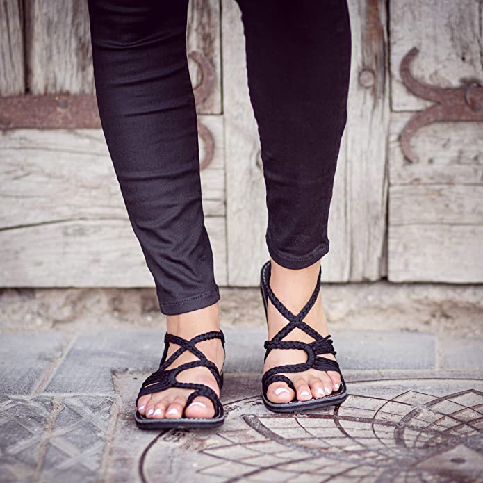 Gewoven slippers Rome flops
