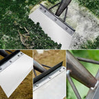 Multifunctionele schoonmaakschep met schraperfunctie