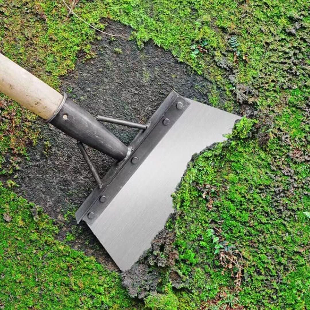 Multifunctionele schoonmaakschep met schraperfunctie