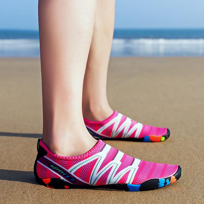 Uniseks waterschoenen met drainagezool
