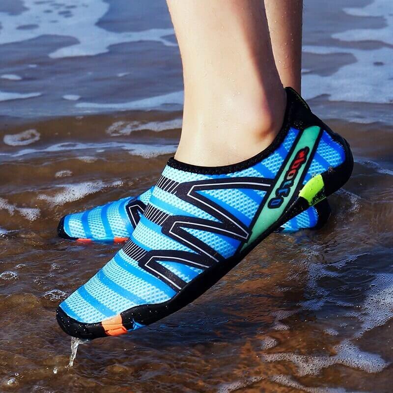 Uniseks waterschoenen met drainagezool