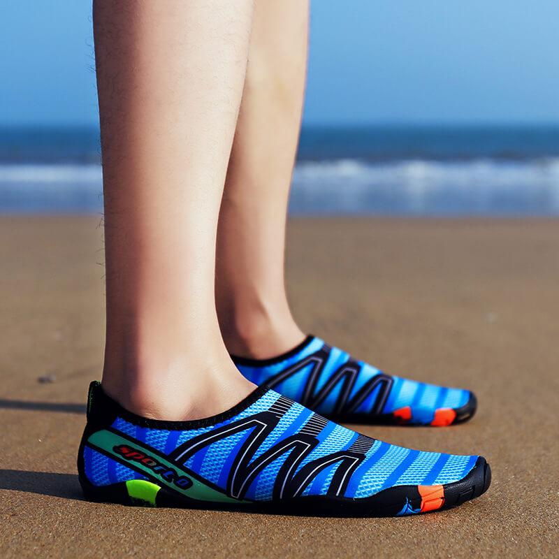 Uniseks waterschoenen met drainagezool