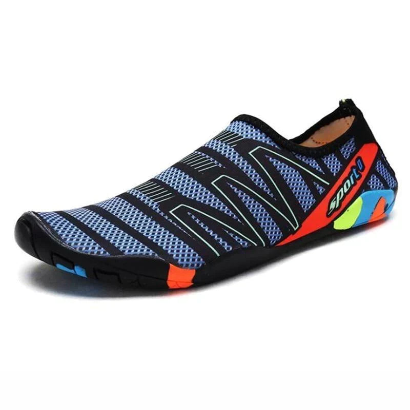 Uniseks waterschoenen met drainagezool