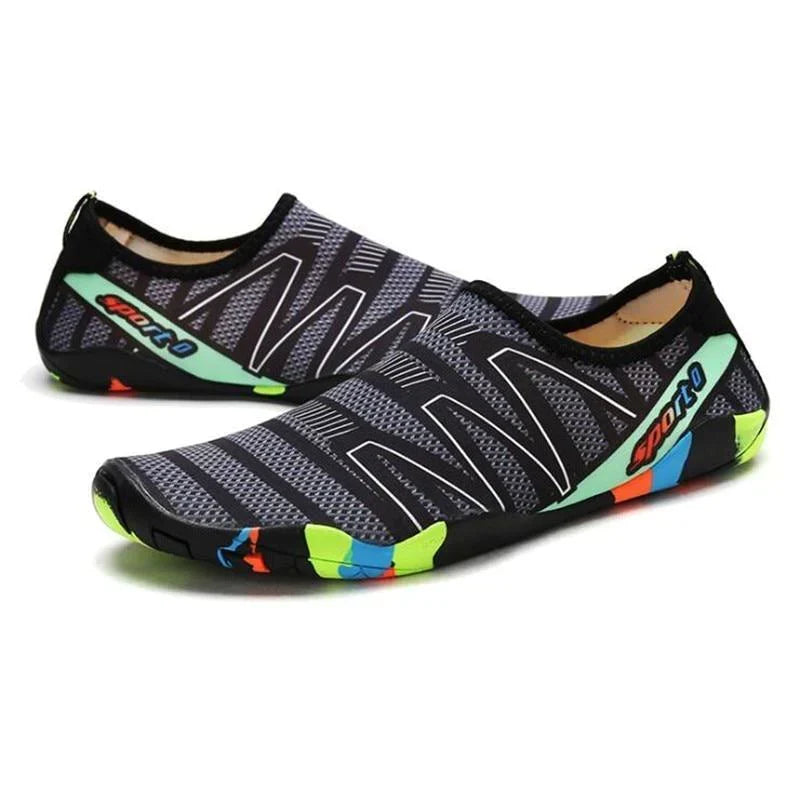Uniseks waterschoenen met drainagezool