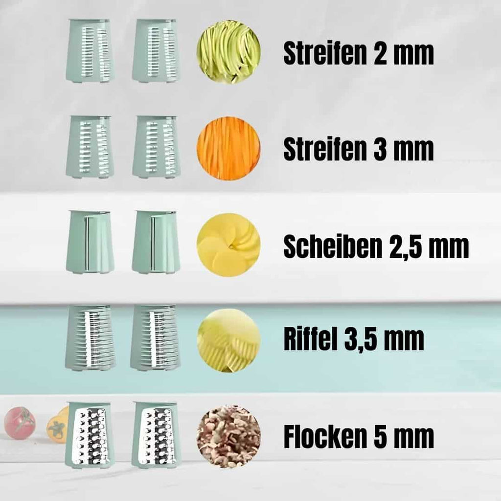 Multifunctionele keukenrasp & hakker