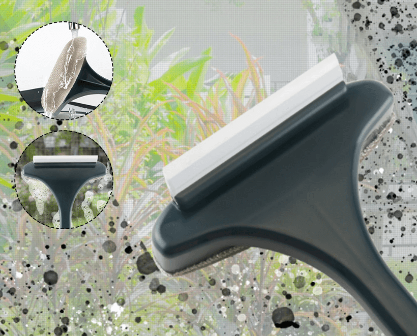 2-in-1 raamhor schoonmaakborstel