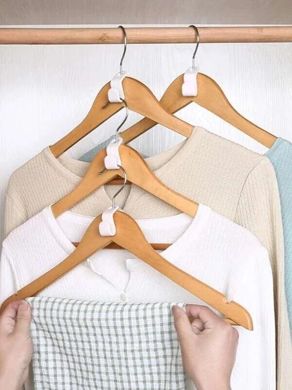 Ruimtebesparende kleerhangerset